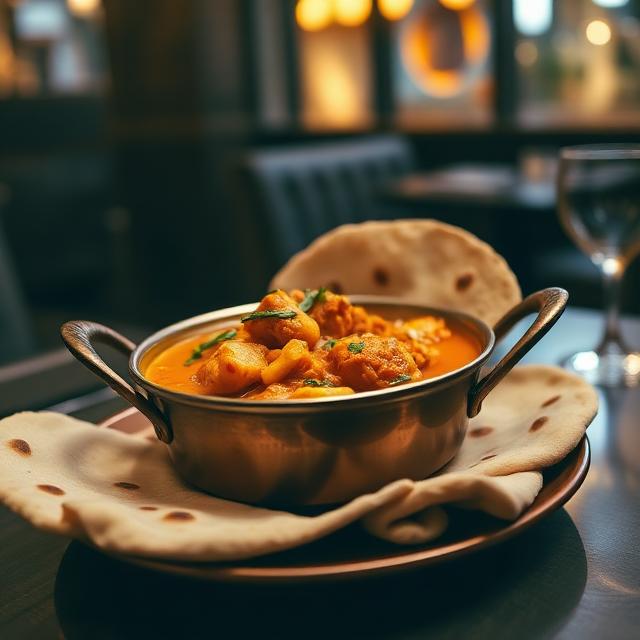 Traditional Himalayan Curry at Gorkha Restaurant Authentic Nepali and Indian curry dish with aromatic spices - Gorkha Restaurant & Bar, Zambujeira do Mar, Portugal